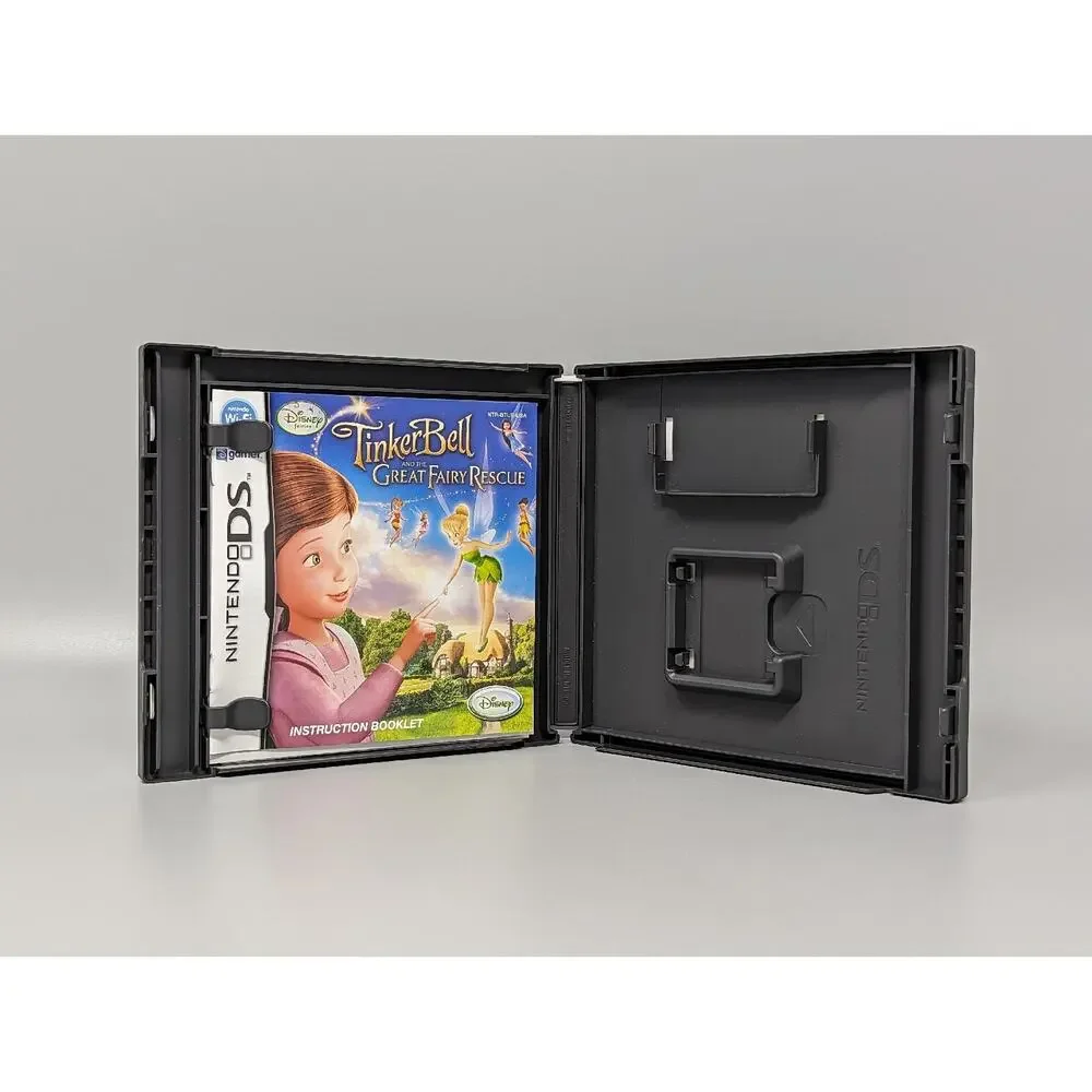 Tinkerbell Great Fairy Rescue Nintendo DS Replacement Case & Manual Only No Game